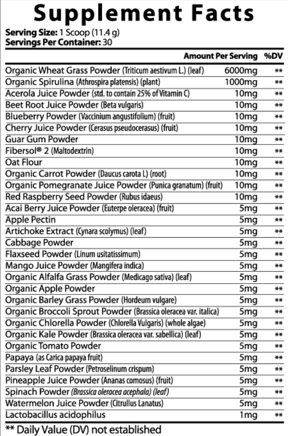 Suva Organic Greens